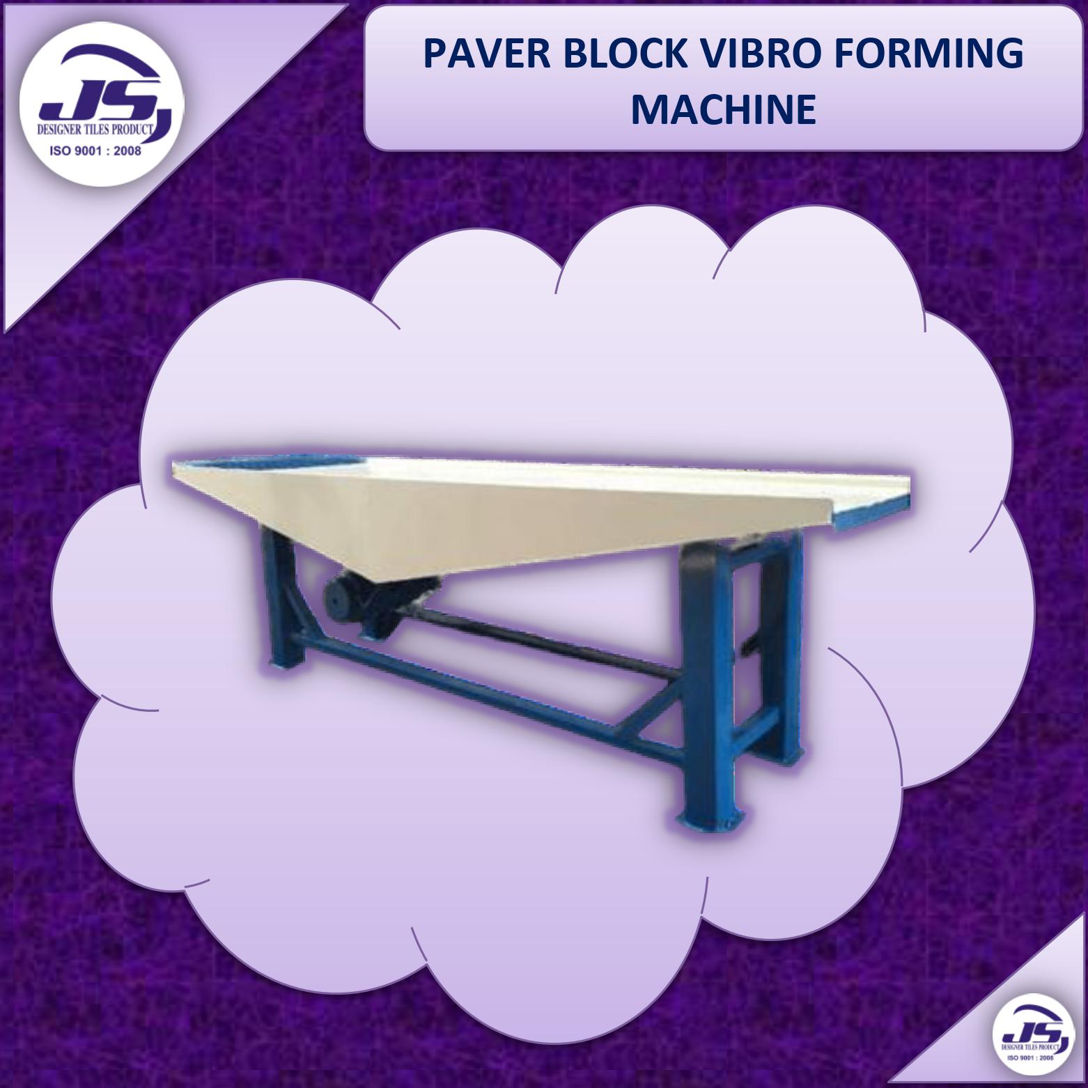 PAVER BLOCK VIBRO FORMING MACHINE
